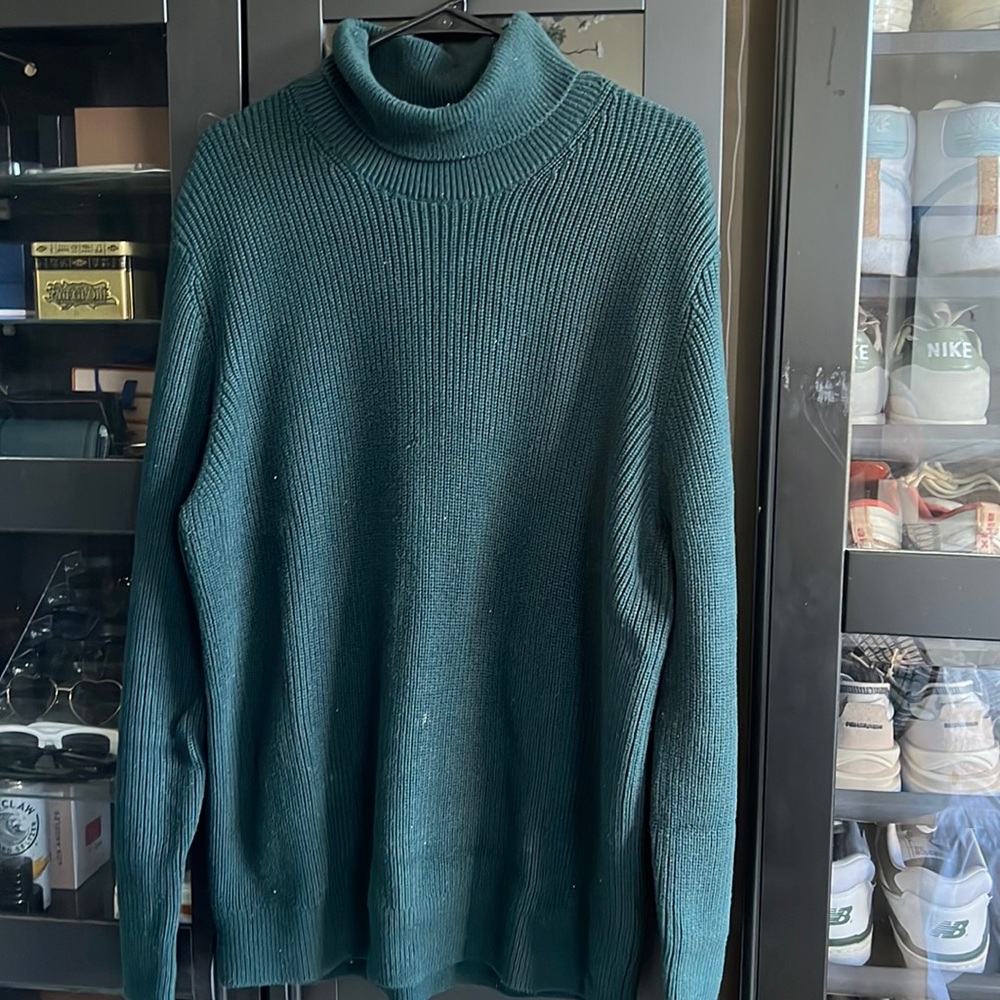 Green turtleneck from H&M
